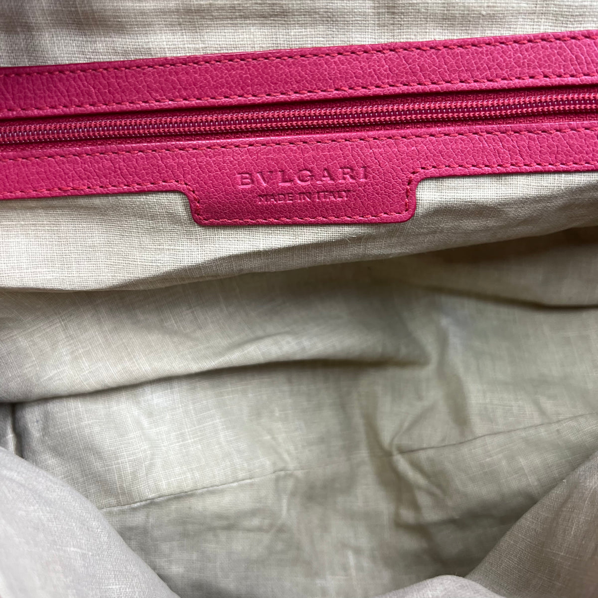 Bvlgari Chandhra Leather Shoulder Bag