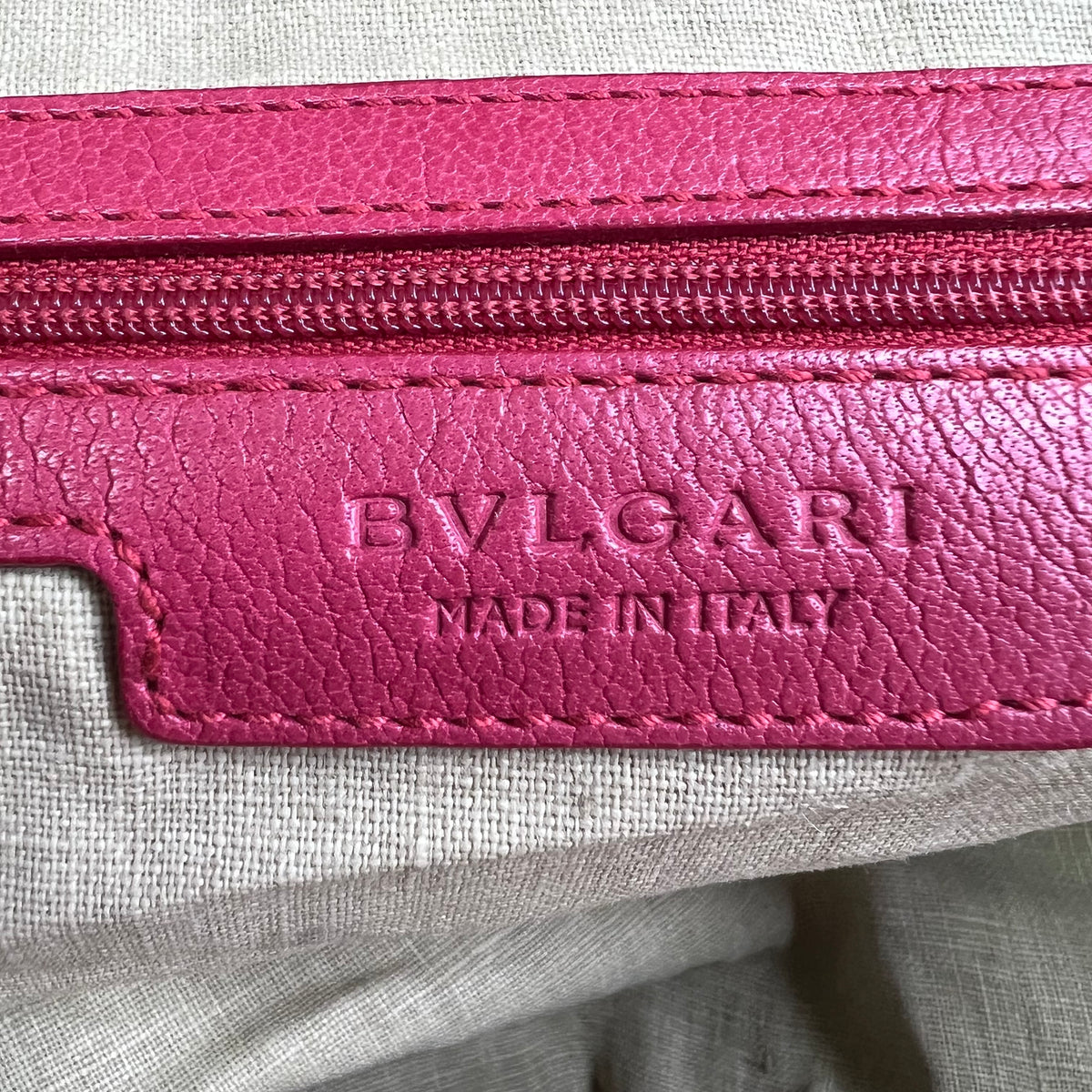 Bvlgari Chandhra Leather Shoulder Bag