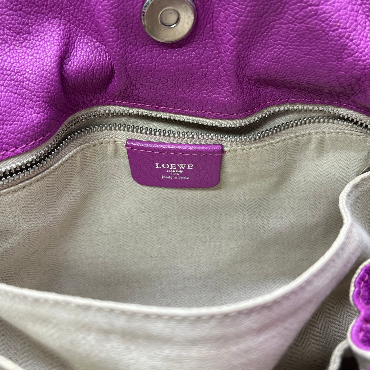 Flamenco leather tote