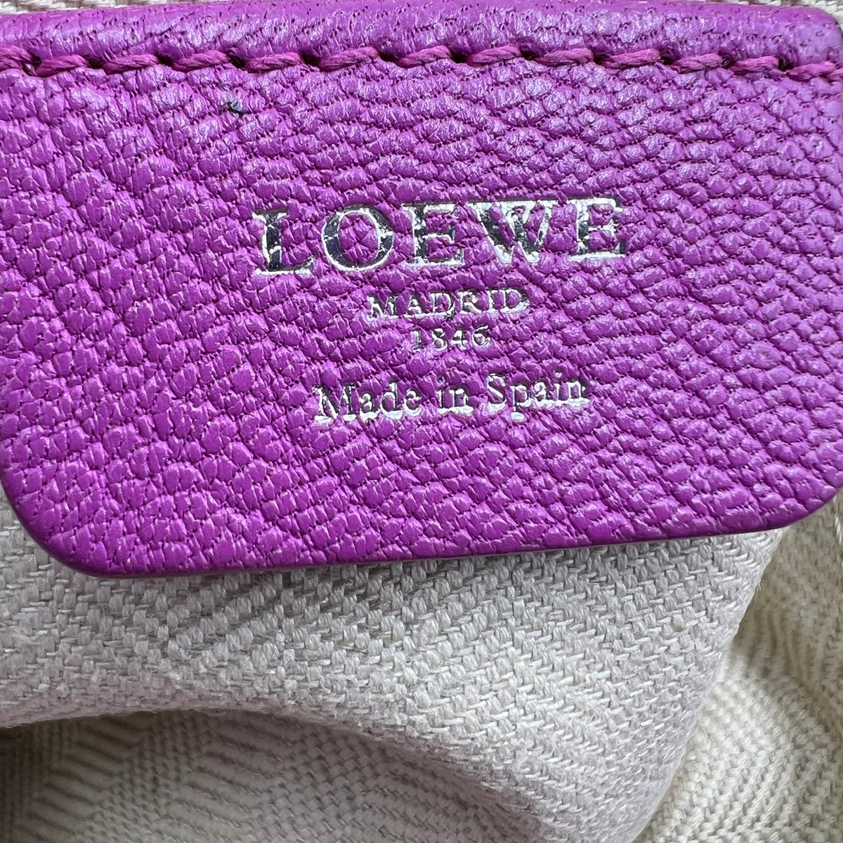 Flamenco leather tote