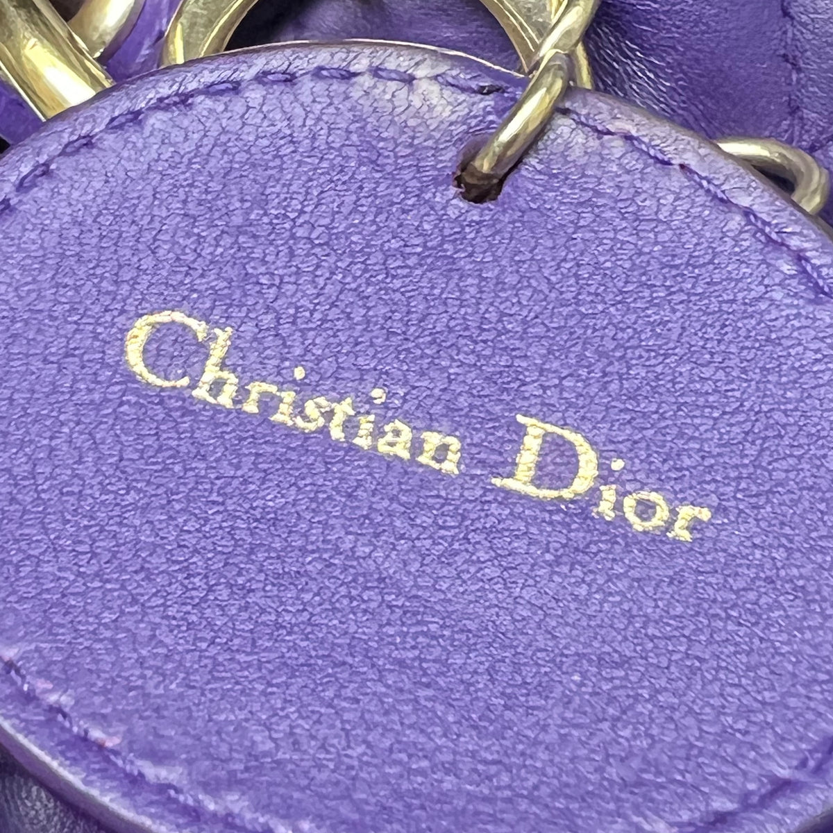 Medium Cannage Lady Dior Bag Purple