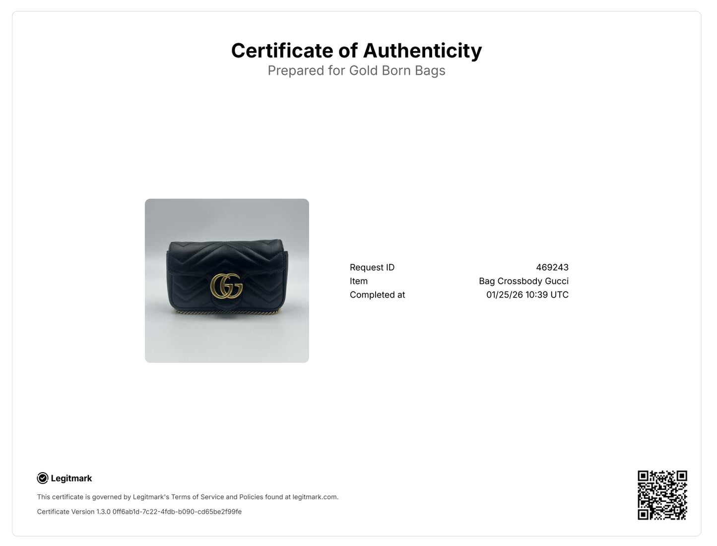 Calfskin Matelasse Super Mini GG Marmont Shoulder Bag Black