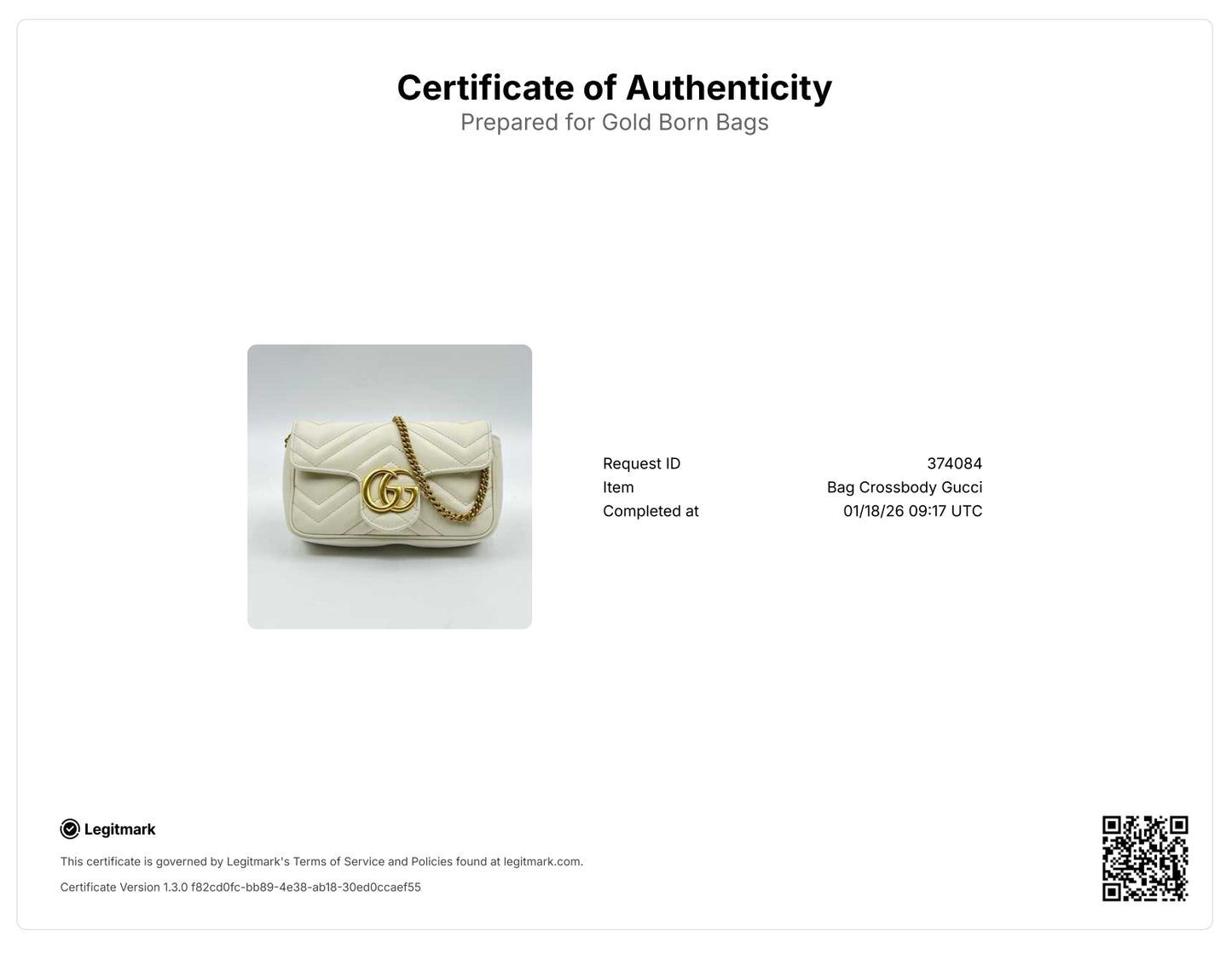 Calfskin Matelasse Super Mini GG Marmont Shoulder Bag White