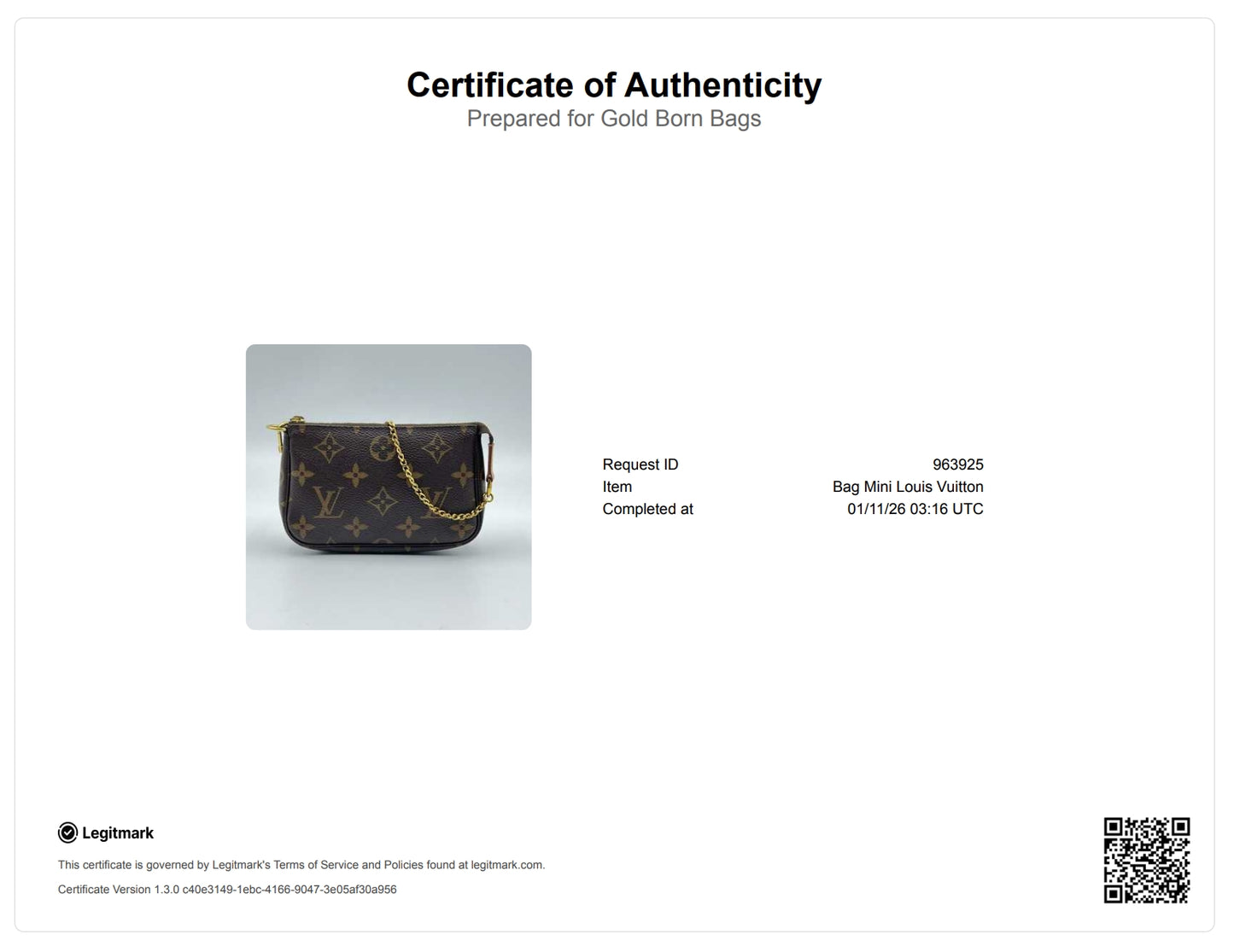 Monogram Mini Pochette Accessories