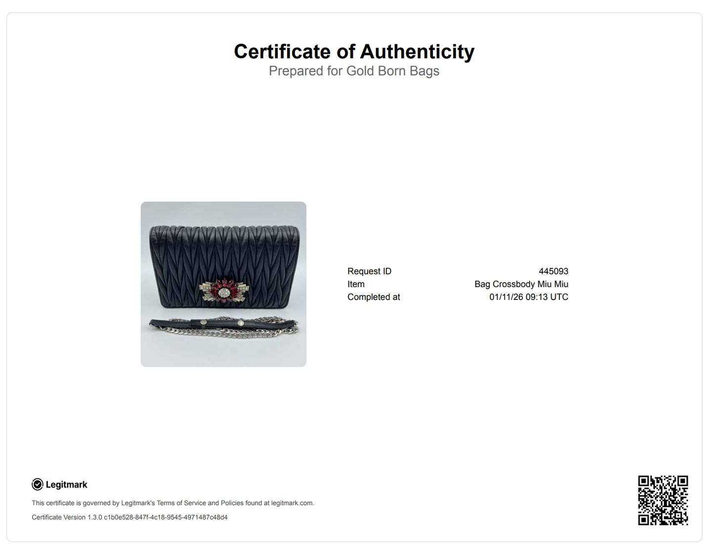 Black Matelasse Leather Flower Embellished Wallet on Chain