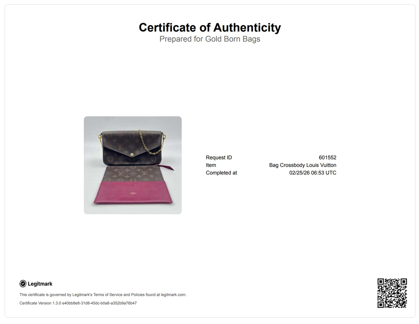 Monogram Pochette Felicie Chain Wallet Fuchsia