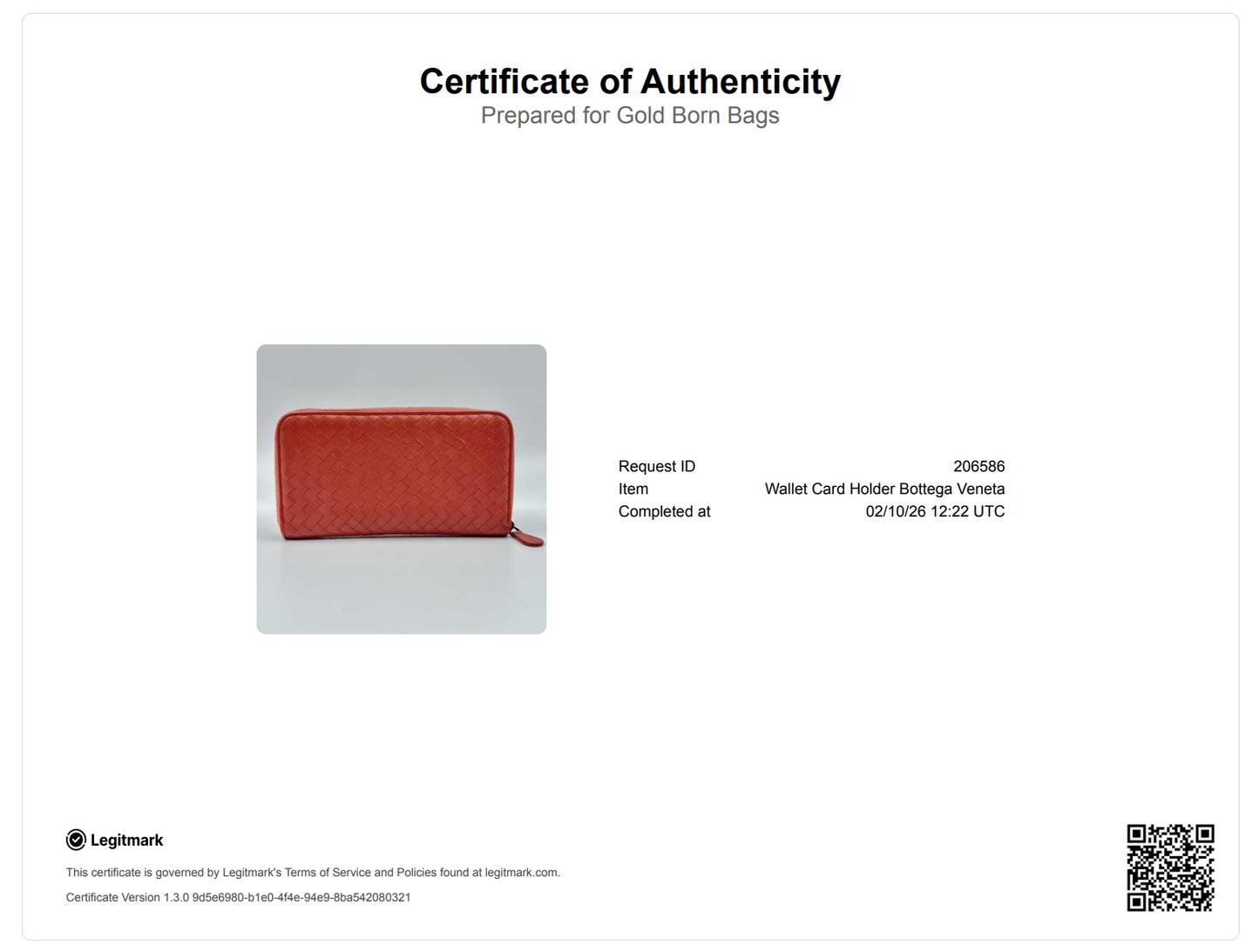 Intrecciato Zipper Long Wallet Leather