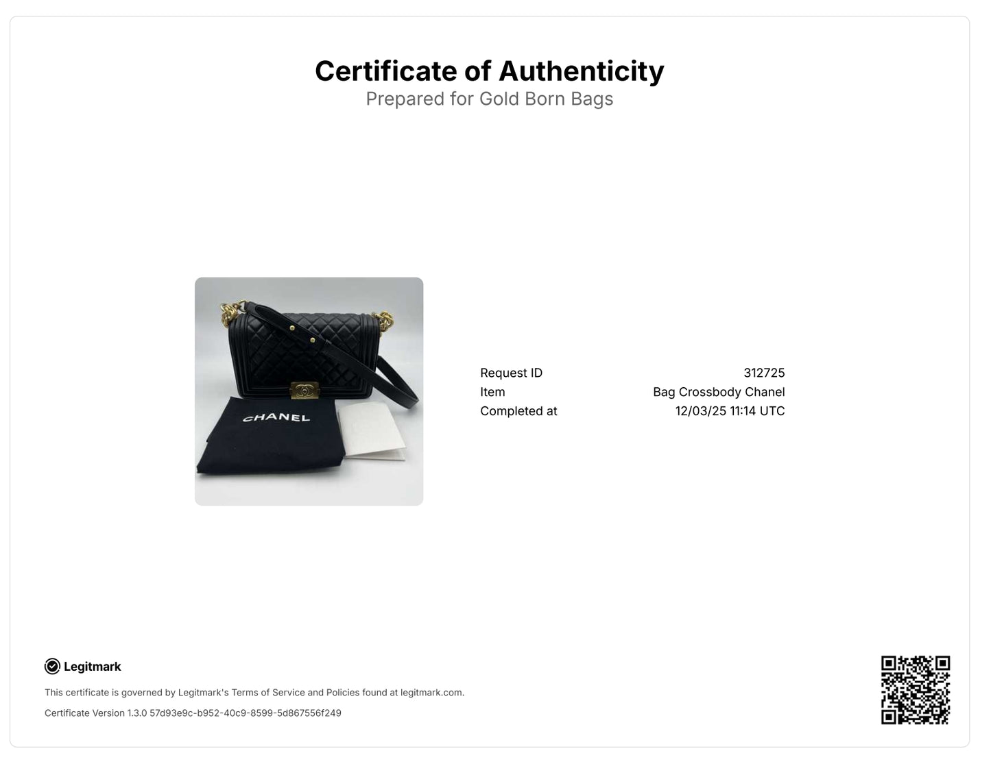 Lambskin Quilted New Medium Boy Flap Black