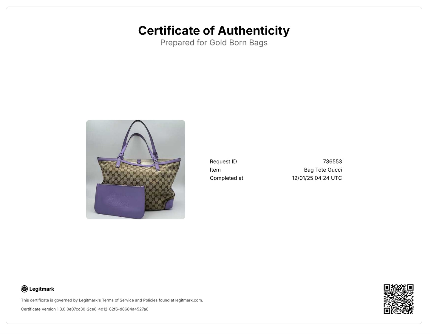 Monogram Medium Tote Lilac