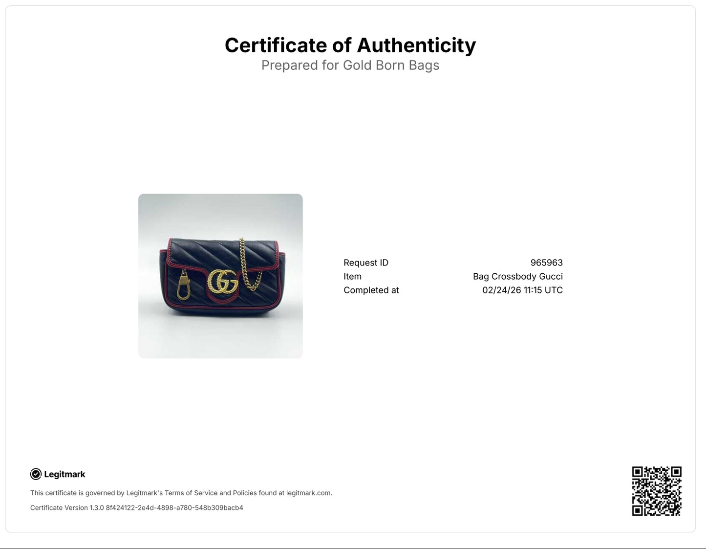 Gucci Black/Red Leather Super Mini GG Marmont