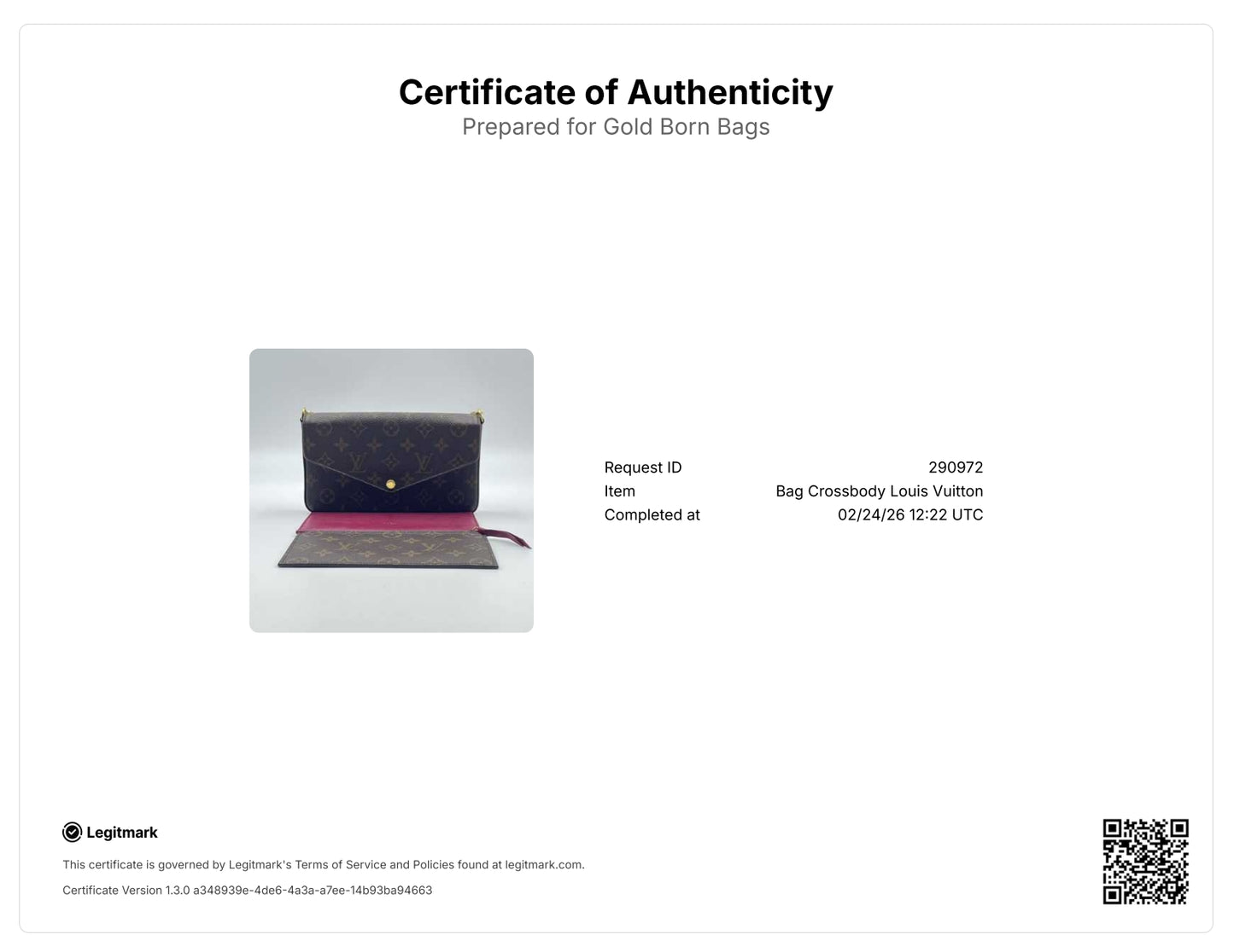 Monogram Pochette Felicie Chain Wallet Fuchsia