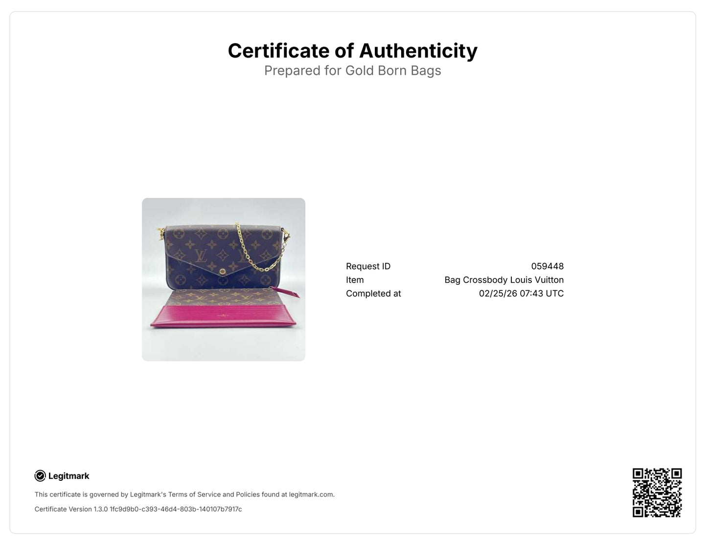 Monogram Pochette Felicie Chain Wallet Fuchsia Microchipped