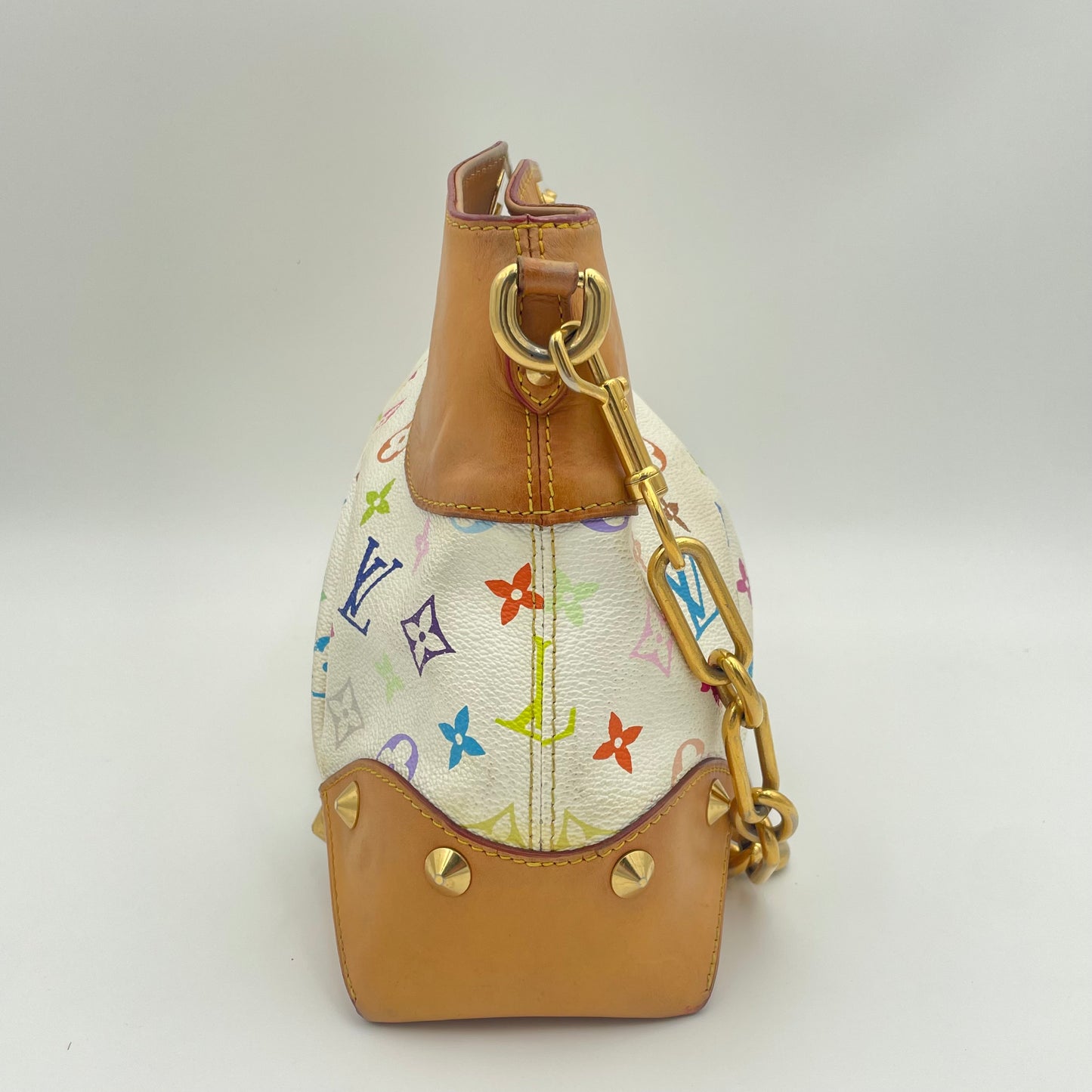 Monogram Multicolor Judy MM White