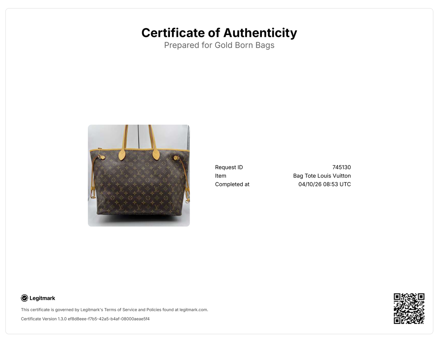 Neverfull Tote Monogram Canvas GM