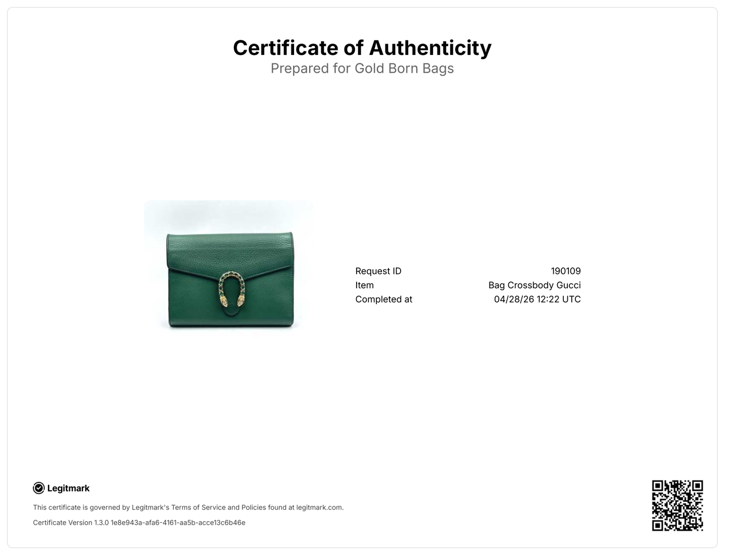 Calfskin Dionysus Chain Wallet