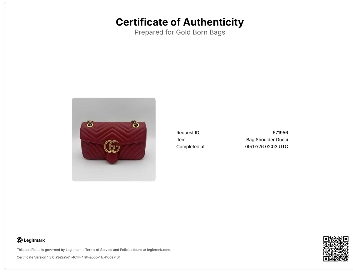 Calfskin Matelasse Small GG Marmont Shoulder Bag Hibiscus Red