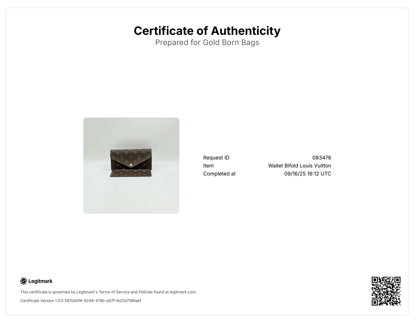 Monogram Josephine Wallet Pink