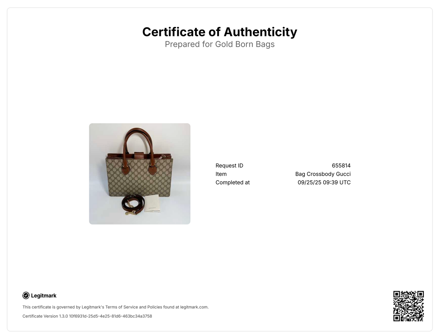 Convertible Gusset Tote GG Coated Canvas Medium