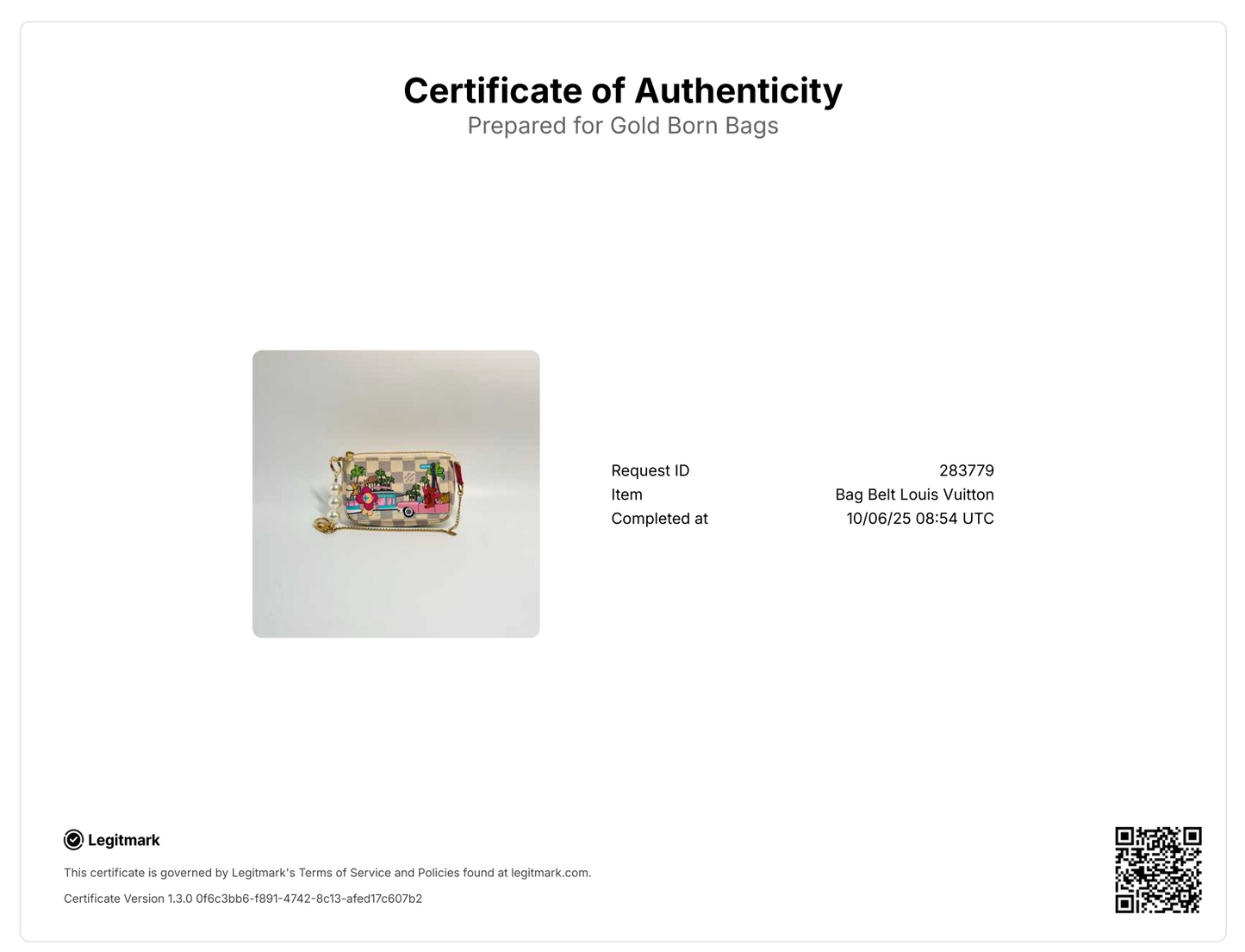 Damier Azur Christmas Animation Hollywood Mini Pochette Accessoires