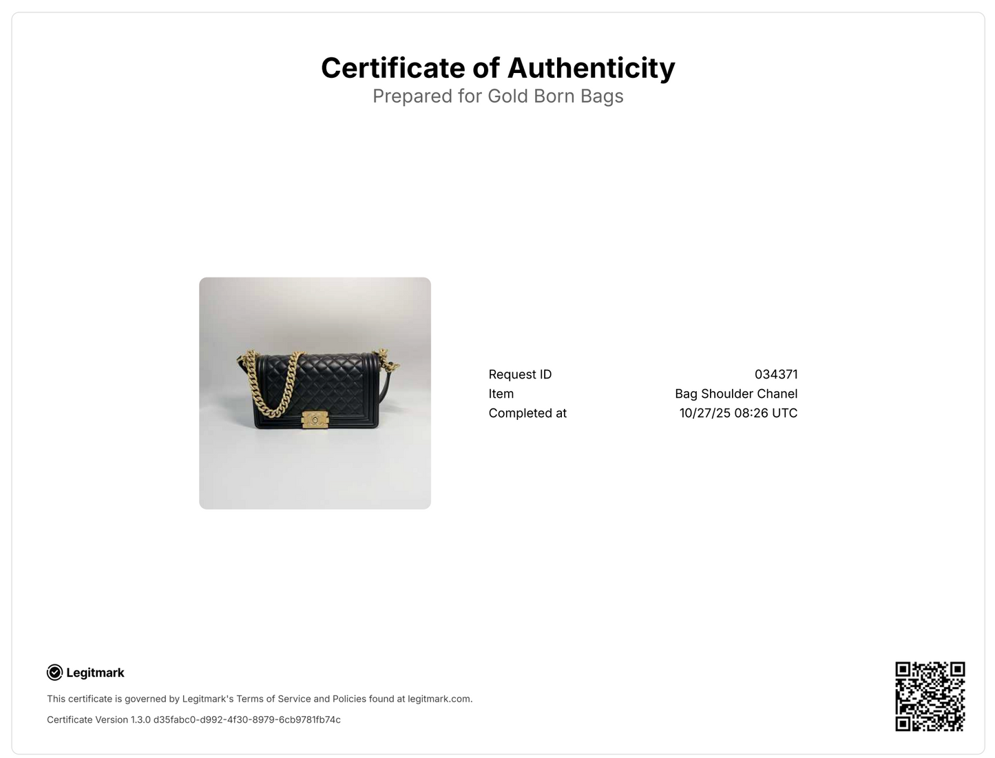 Lambskin Quilted Old Medium Boy Flap Black