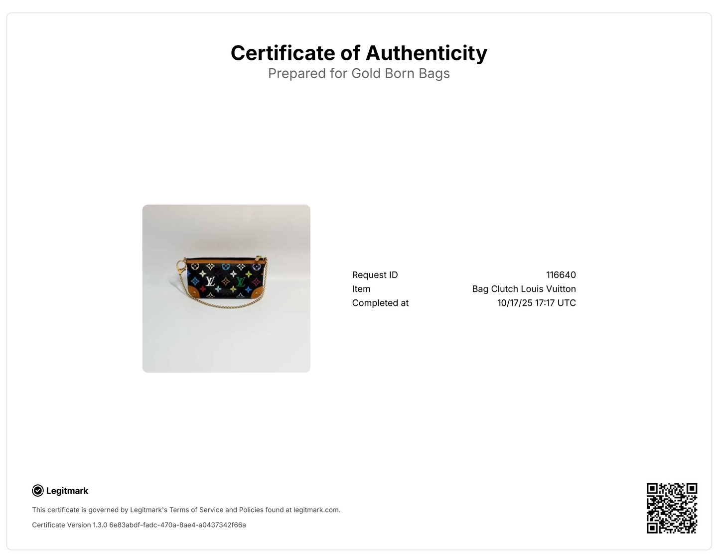 Black Multicolore Monogram Pochette Milla MM