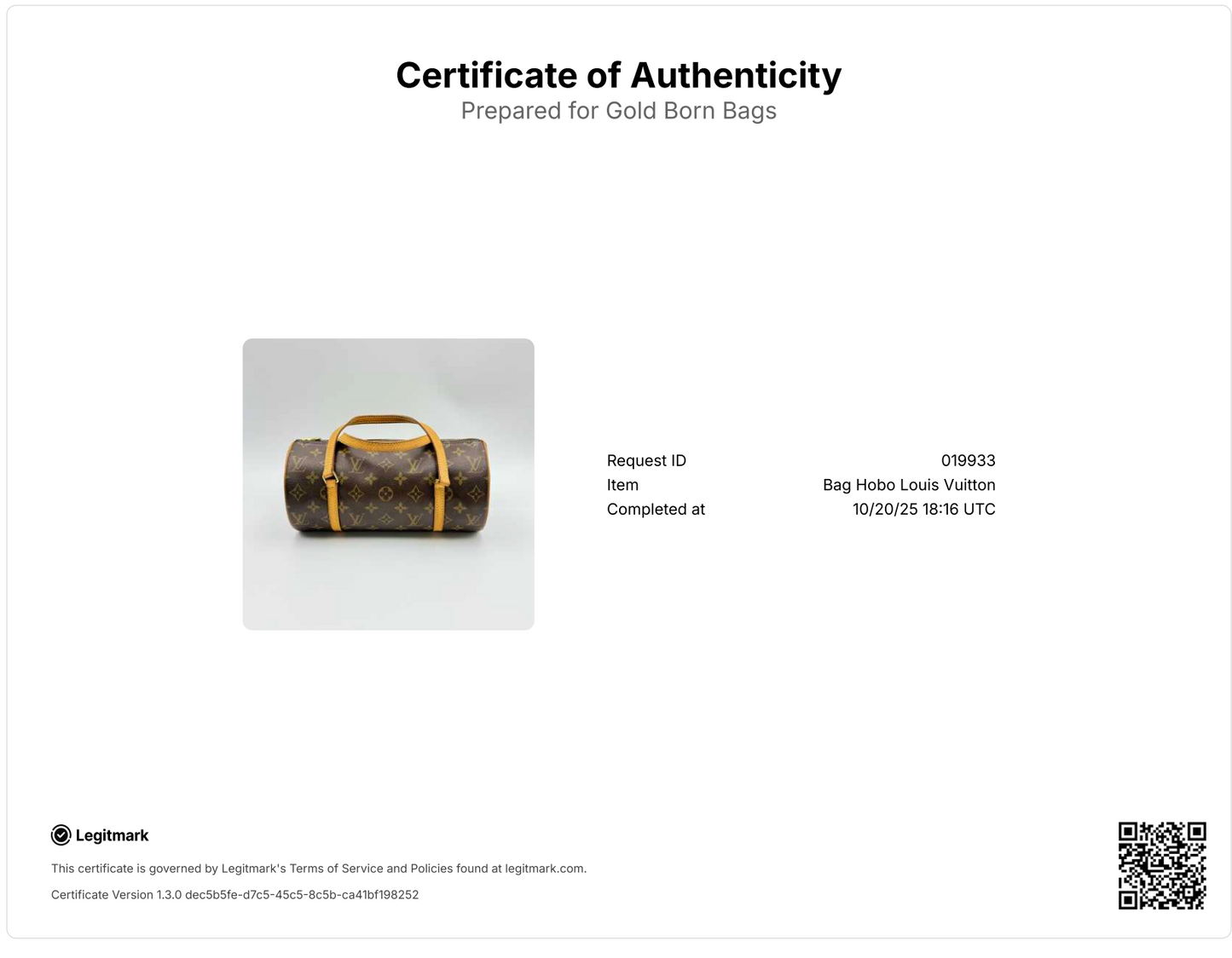 Monogram Papillon 26