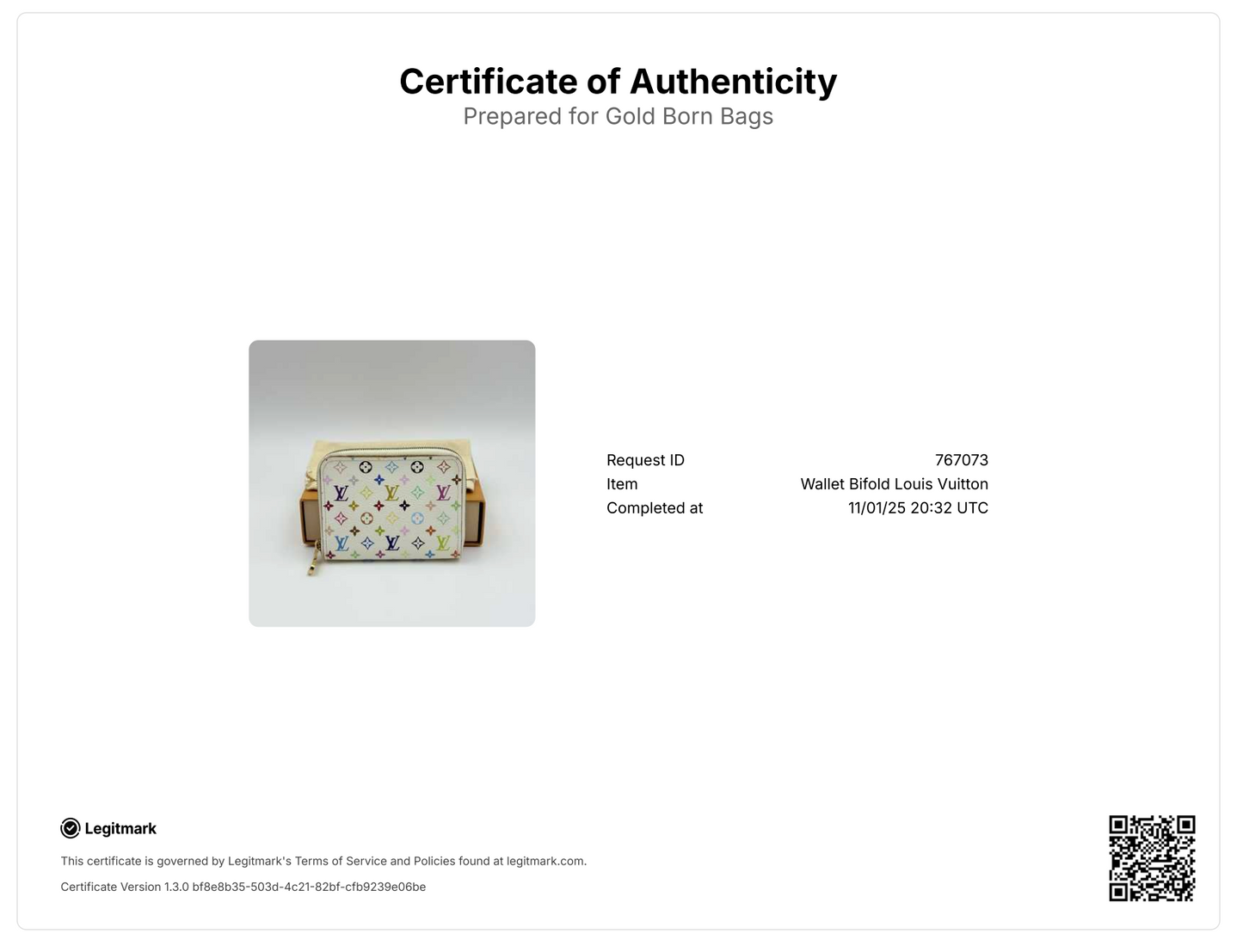 Zippy Coin Purse Case White Multicolor