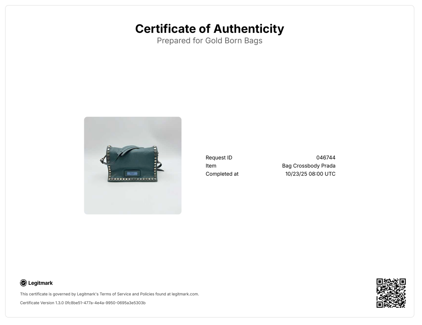 Glace Calf Leather Etiquette Messenger