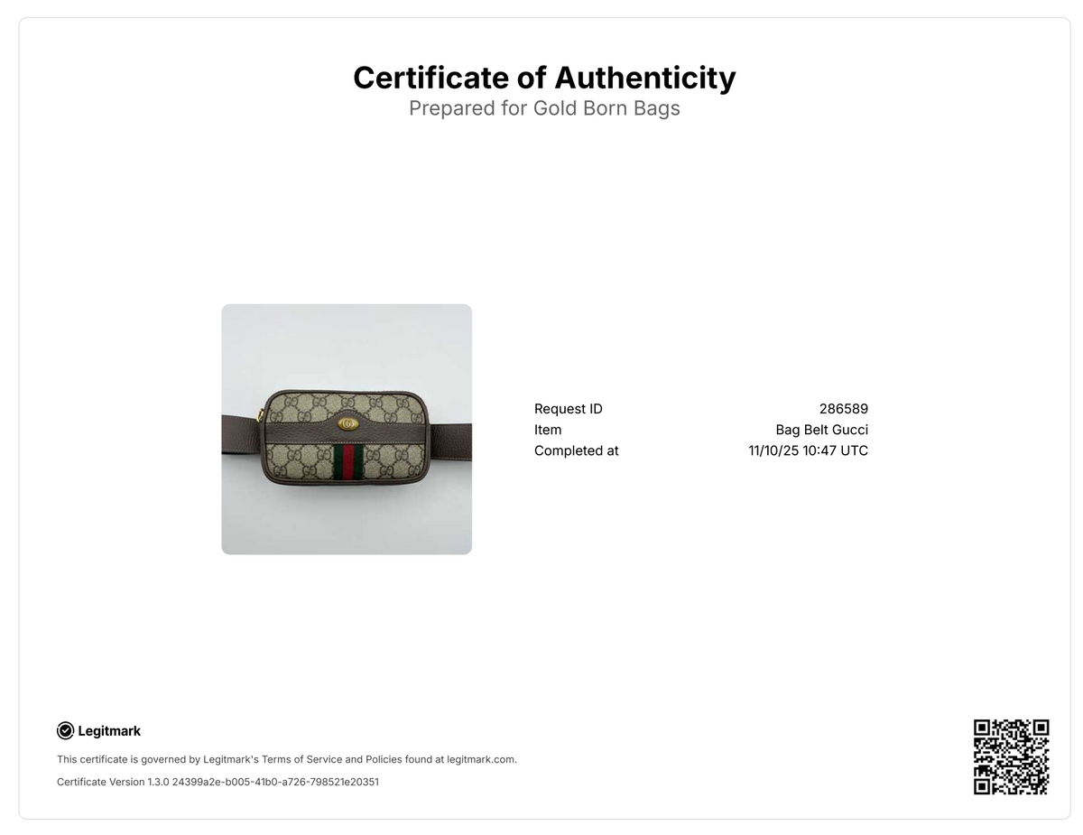 Gucci GG Supreme & Web Small Ophidia Belt Bag Size 85/34 — view 9 of 9 GG Supreme & Web Small Ophidia Belt Bag Size 85/34, view 9 of 9