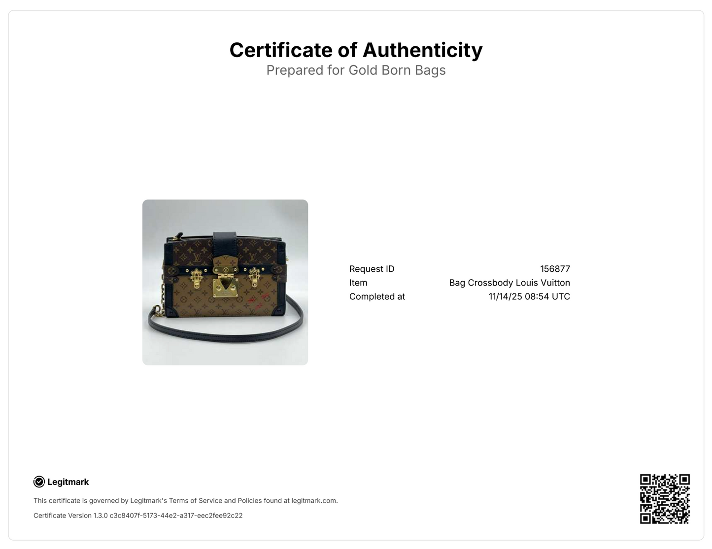 Reverse Monogram Trunk Clutch