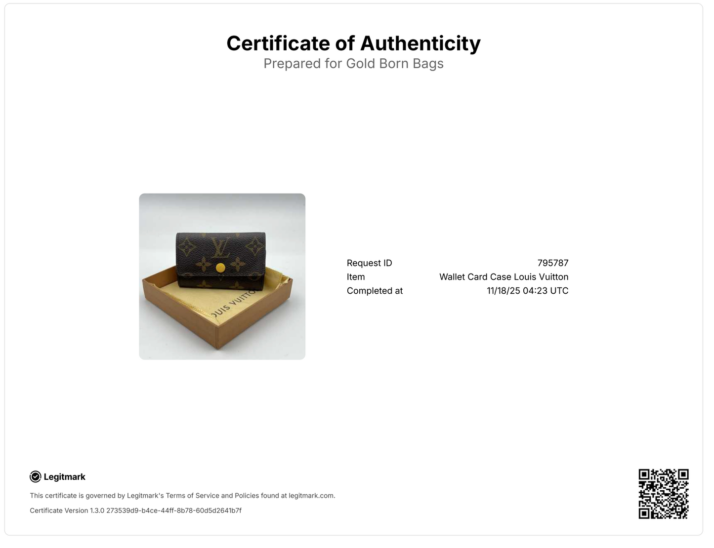 Key Holder Case Monogram Canvas Multicles 6 Hooks