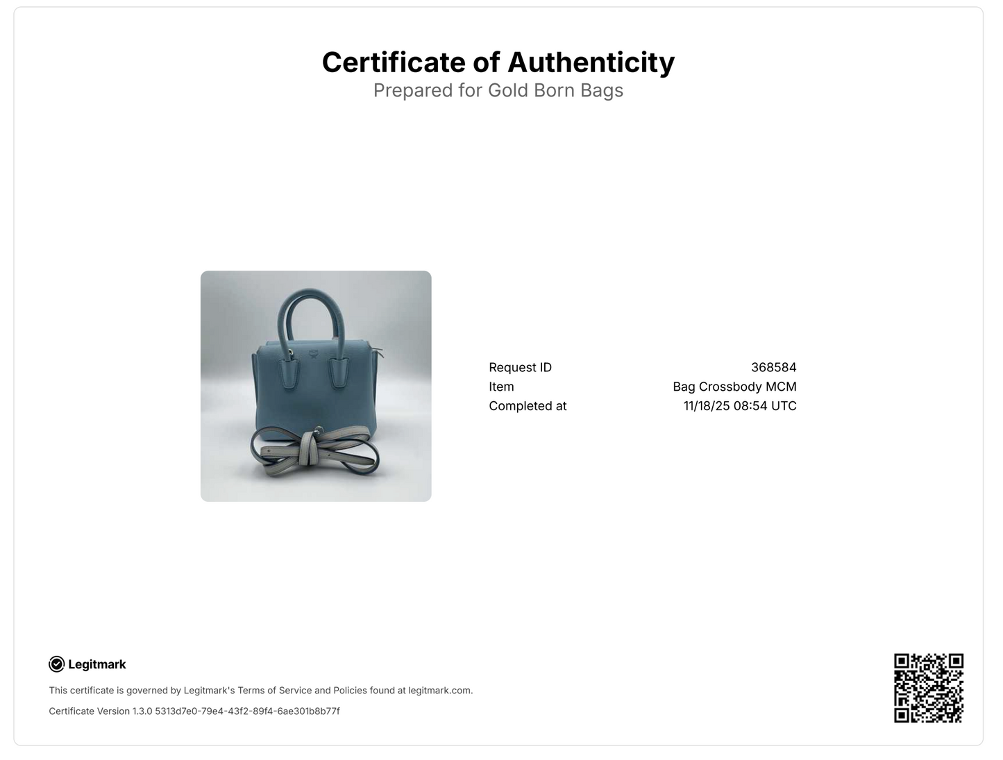 Mini Milla Tote w/ Strap light blue