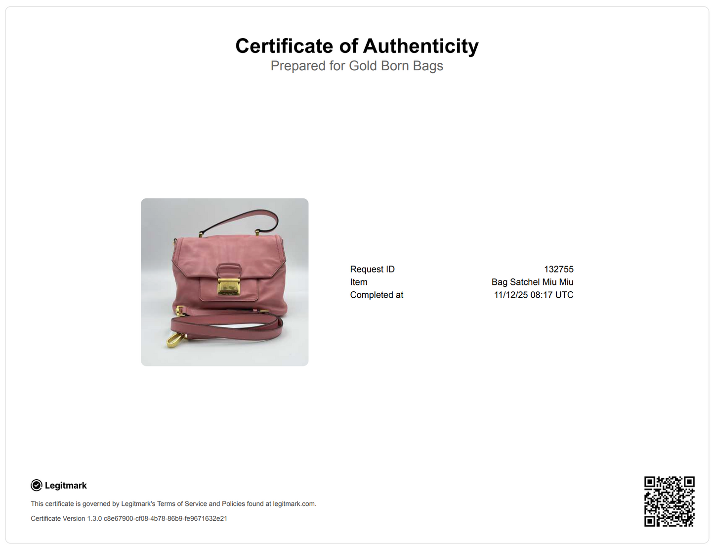 Leather Top Handle Bag Pink