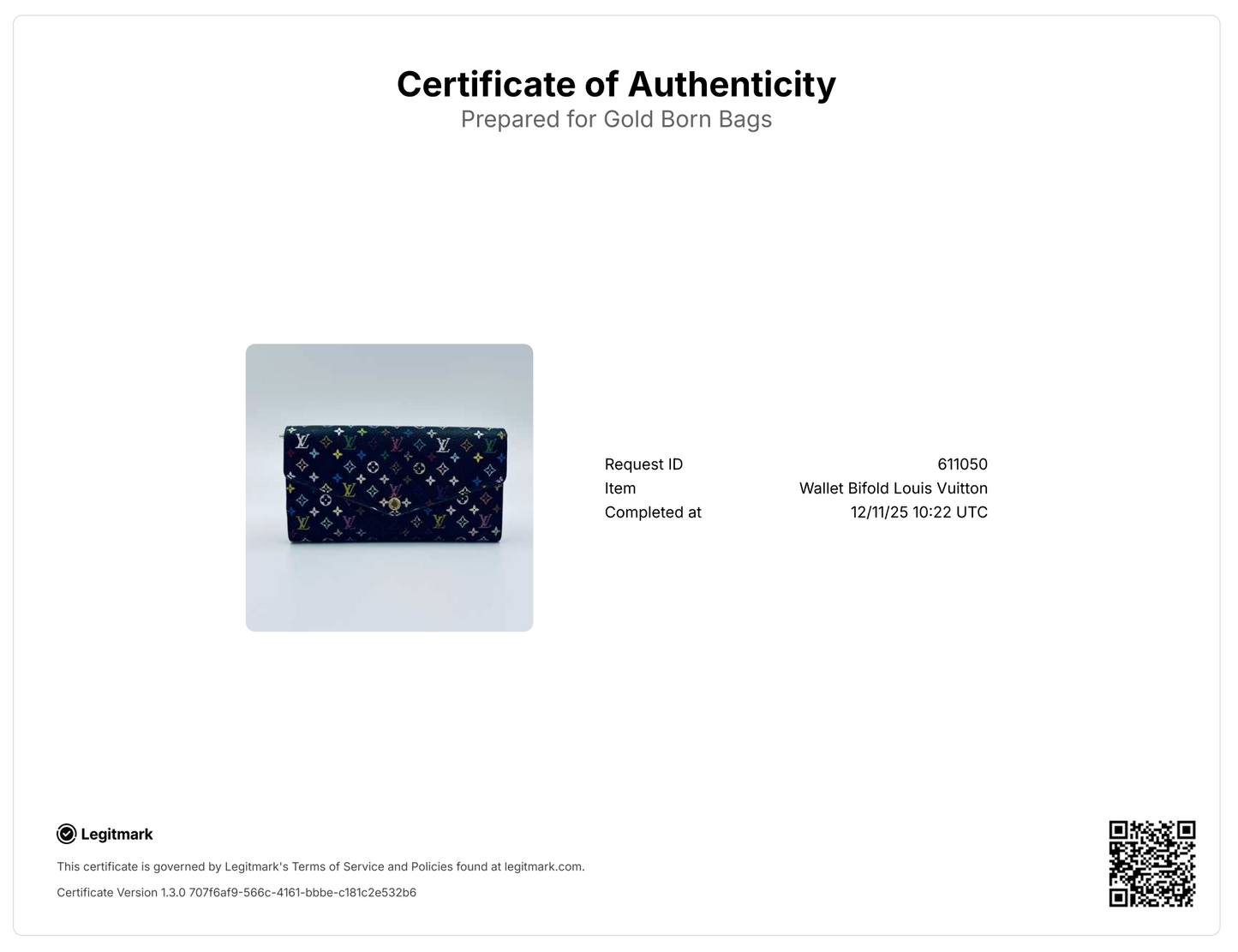 Monogram Multicolor Sarah Wallet Black