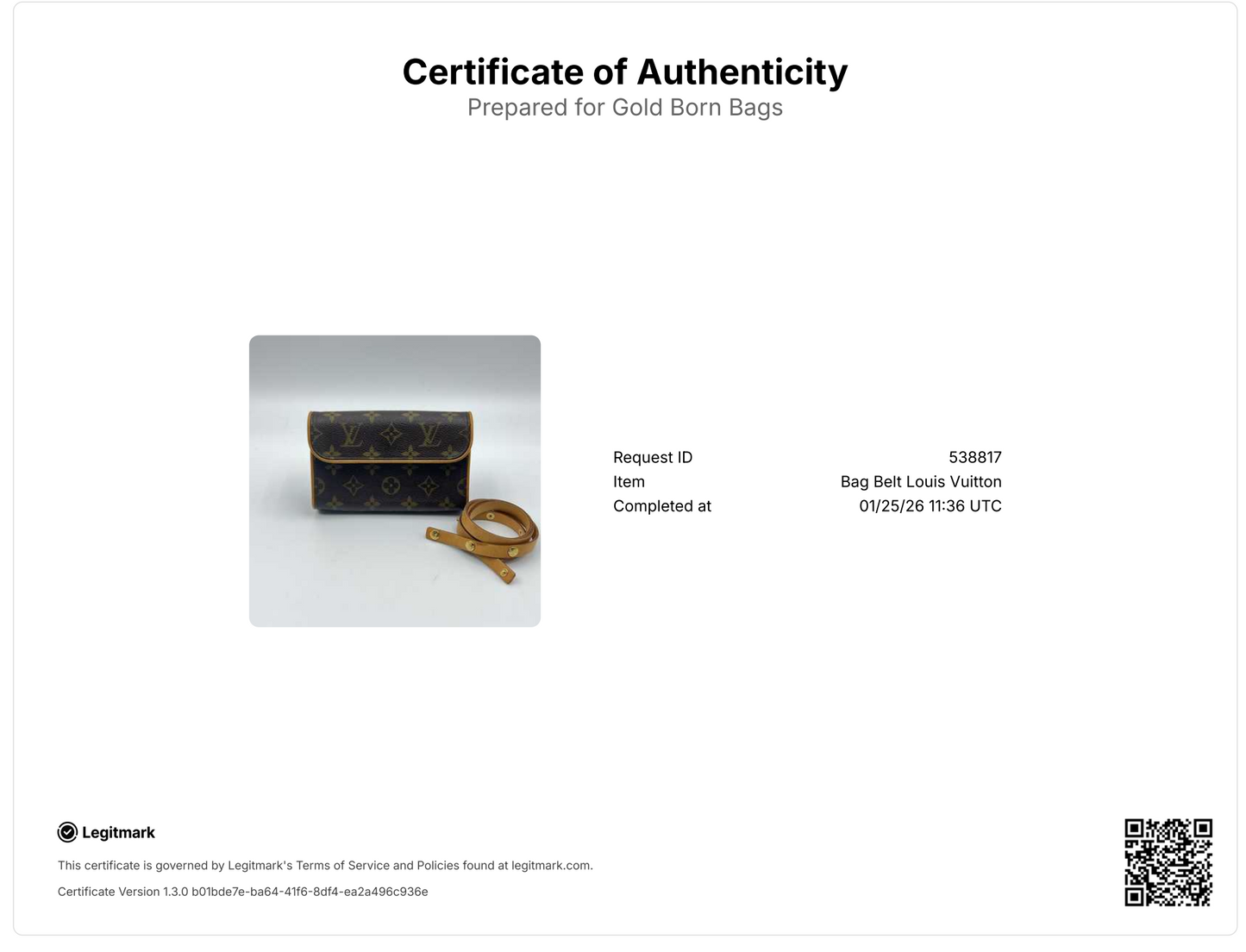 Florentine Waist Bag Monogram Canvas XS