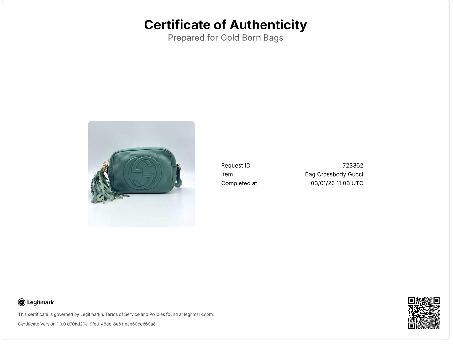 Pebbled Calfskin Small Soho Disco Bag Emerald Green