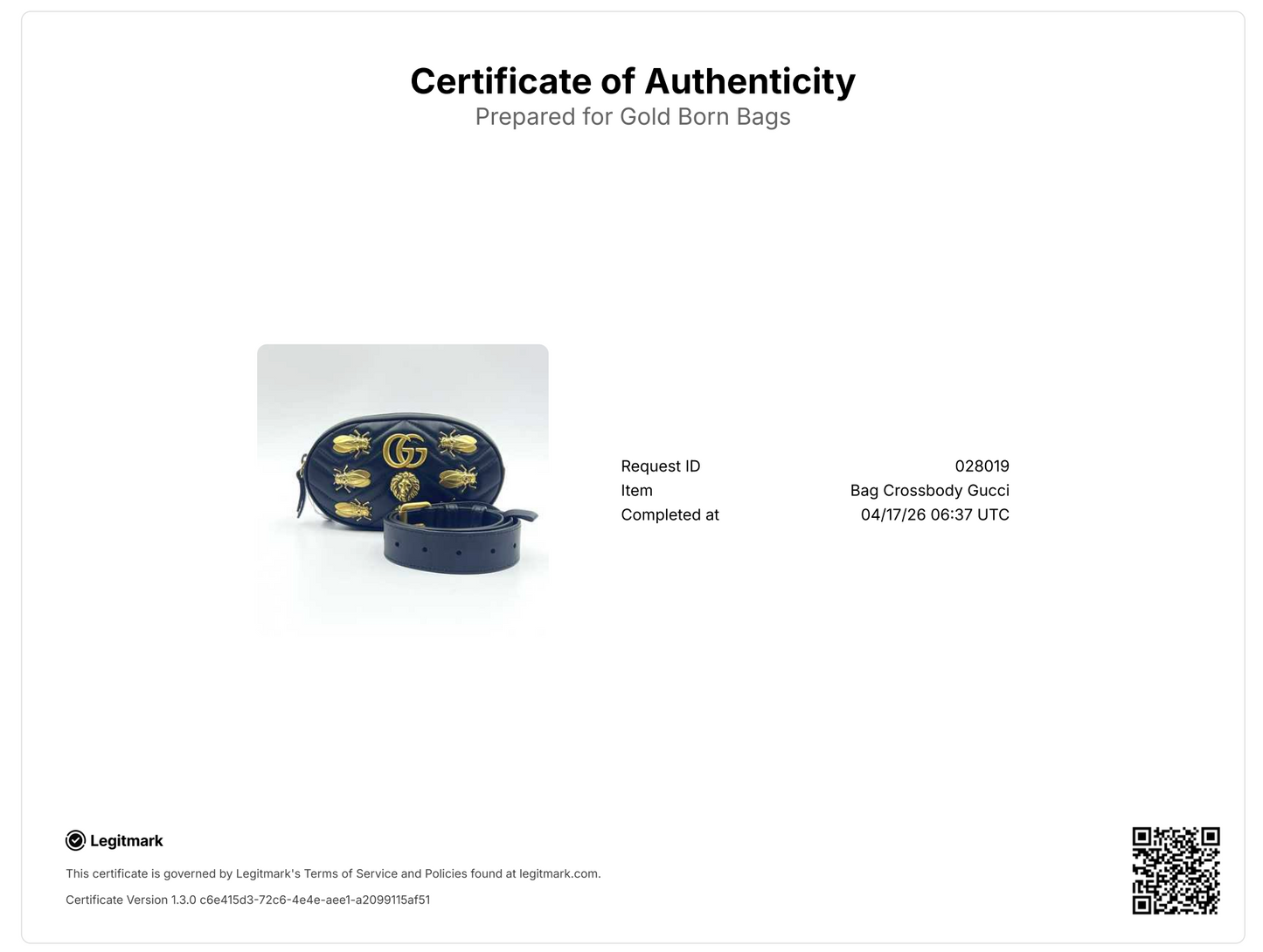 Animal Studs GG Marmont Belt