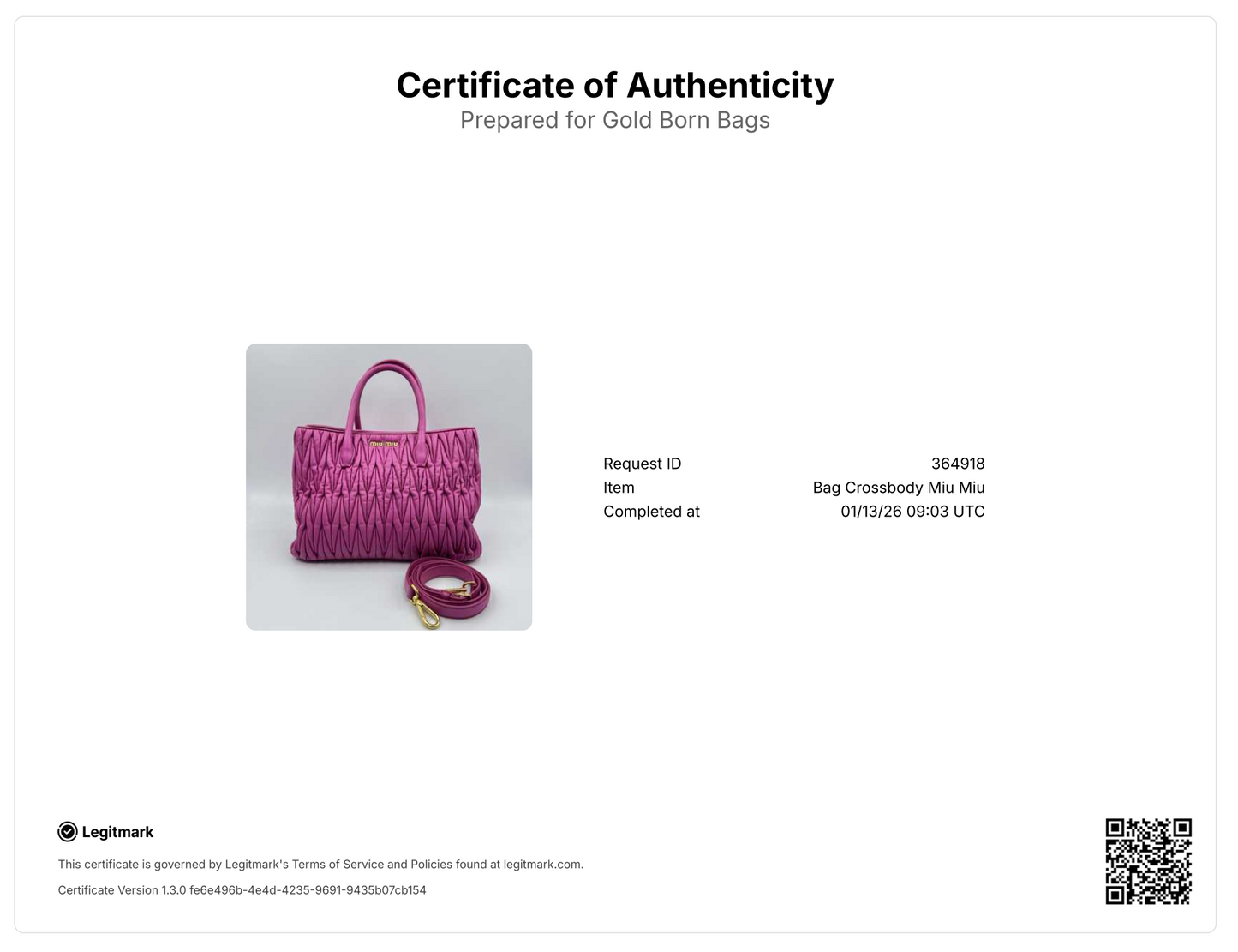 Matelasse 2WAY hand shoulder bag pink