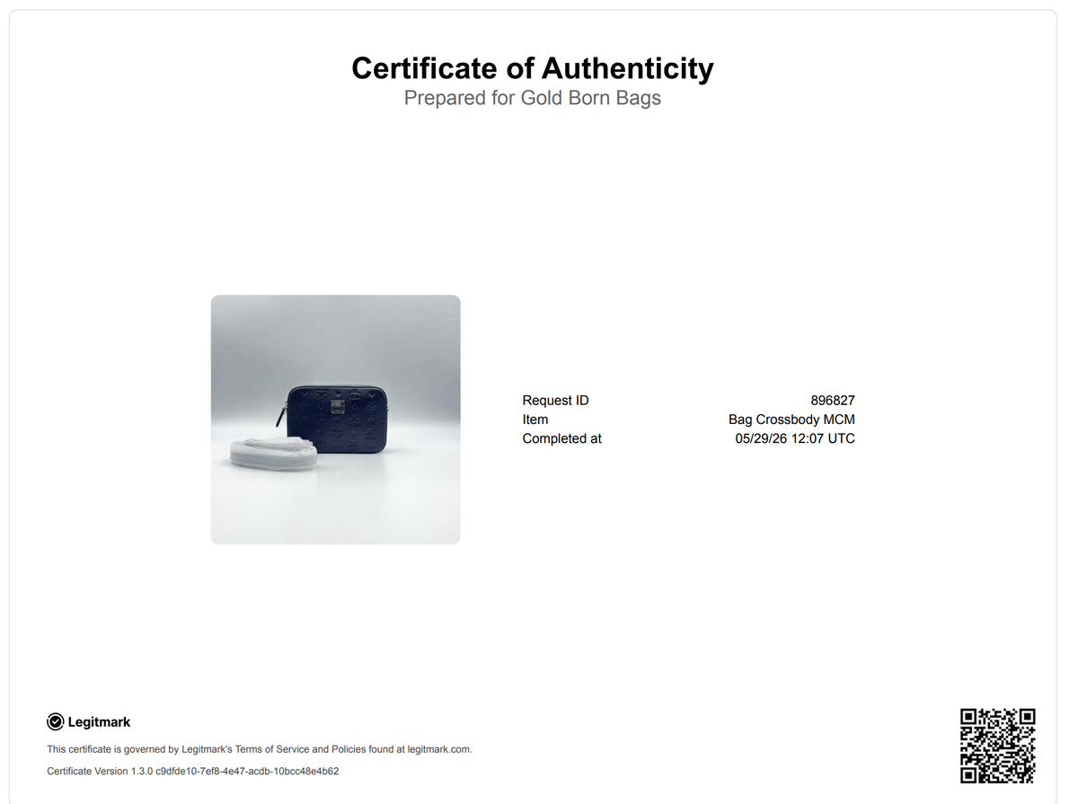 MCM Small Embossed Leather Crossbody Bag — view 9 of 9 Small Embossed Leather Crossbody Bag, view 9 of 9