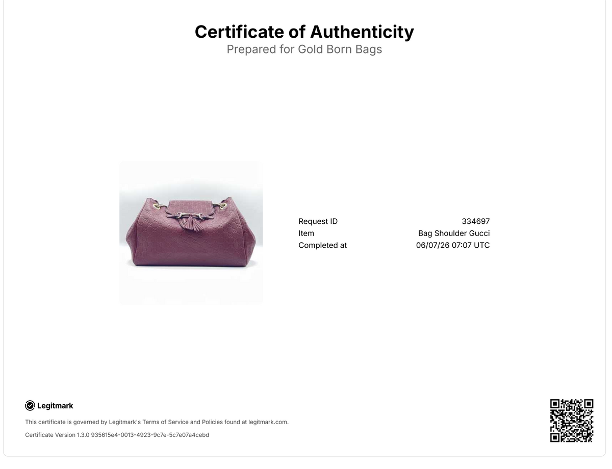 Emily Flap Shoulder Bag Guccissima Leather Large — view 9 of 9 Emily Flap Shoulder Bag Guccissima Leather Large, view 9 of 9