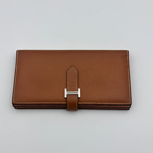 Béarn leather wallet Brown