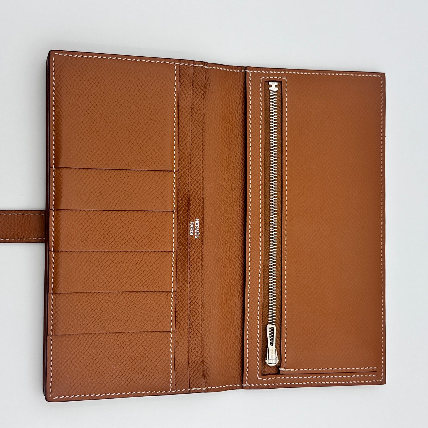 Béarn leather wallet Brown
