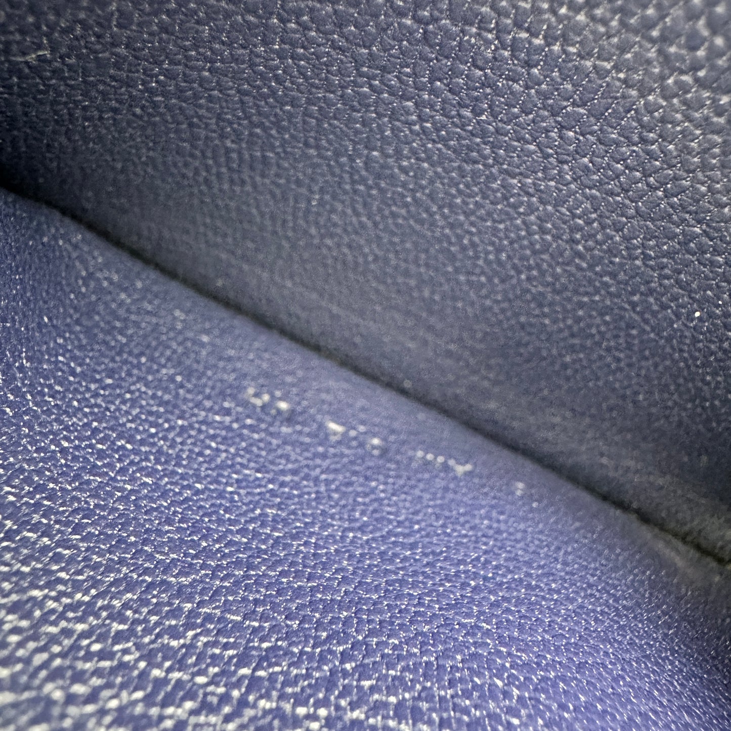 Petit Chevaux Vertical Business Card Case Black Blue