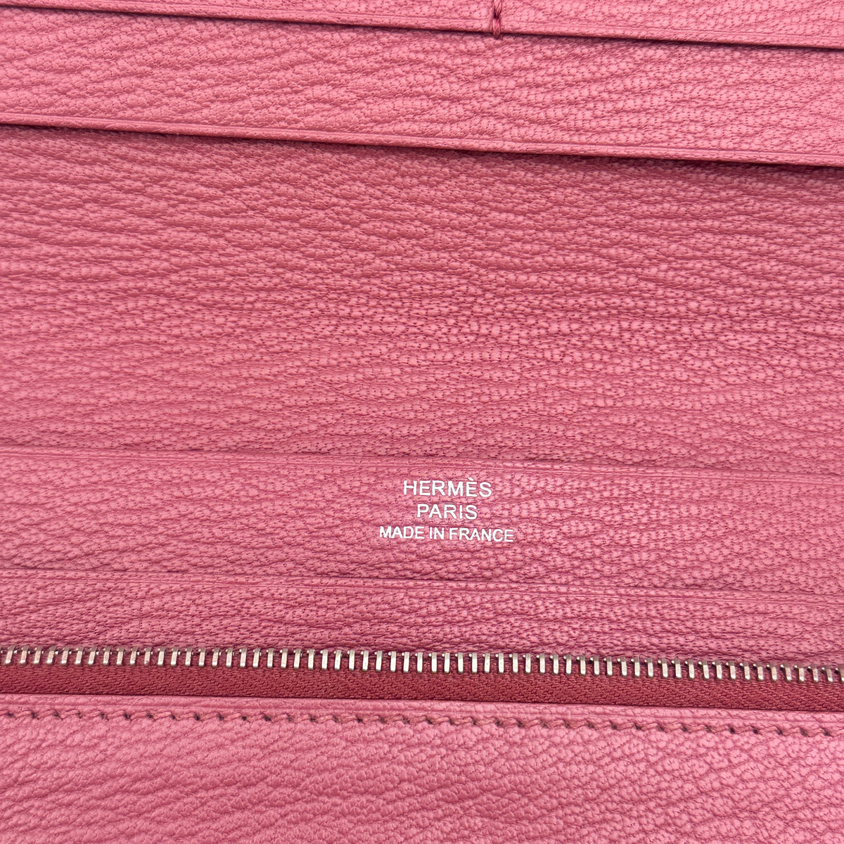 Hermès Evergrain Azap GM Combined Wallet Dusty Rose — view 6 of 9 Evergrain Azap GM Combined Wallet Dusty Rose, view 6 of 9