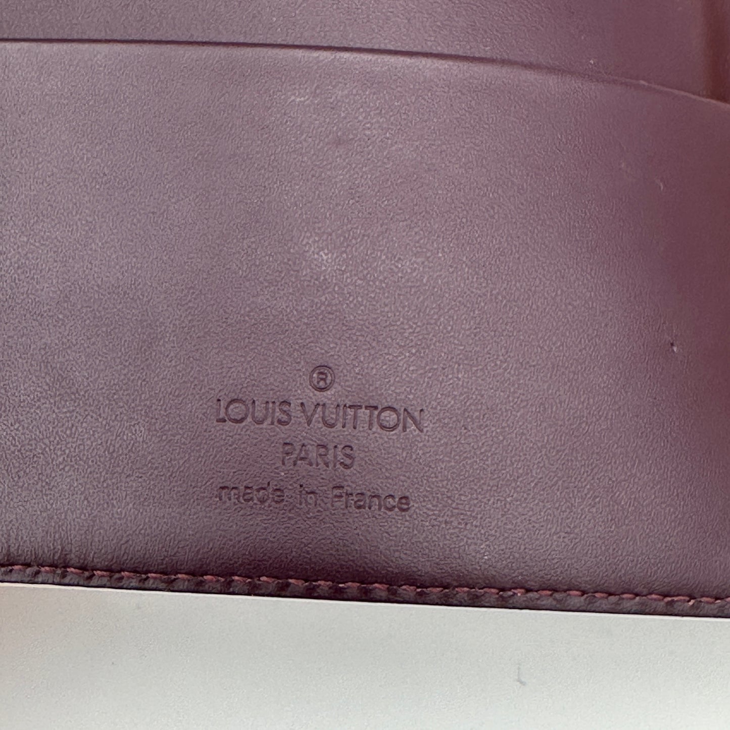 Plum Suhali Leather Small Agenda/Notebook Cover