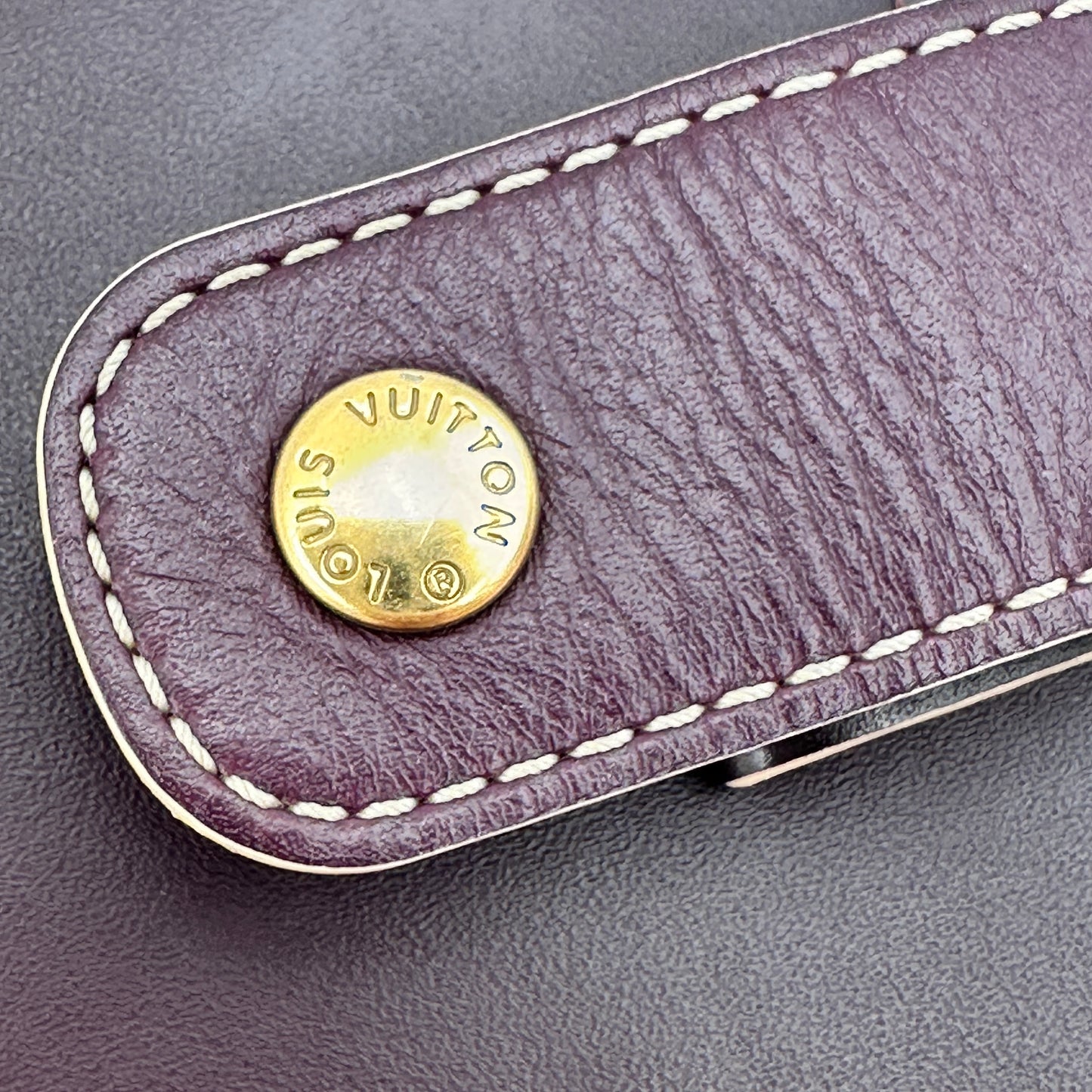 Plum Suhali Leather Small Agenda/Notebook Cover
