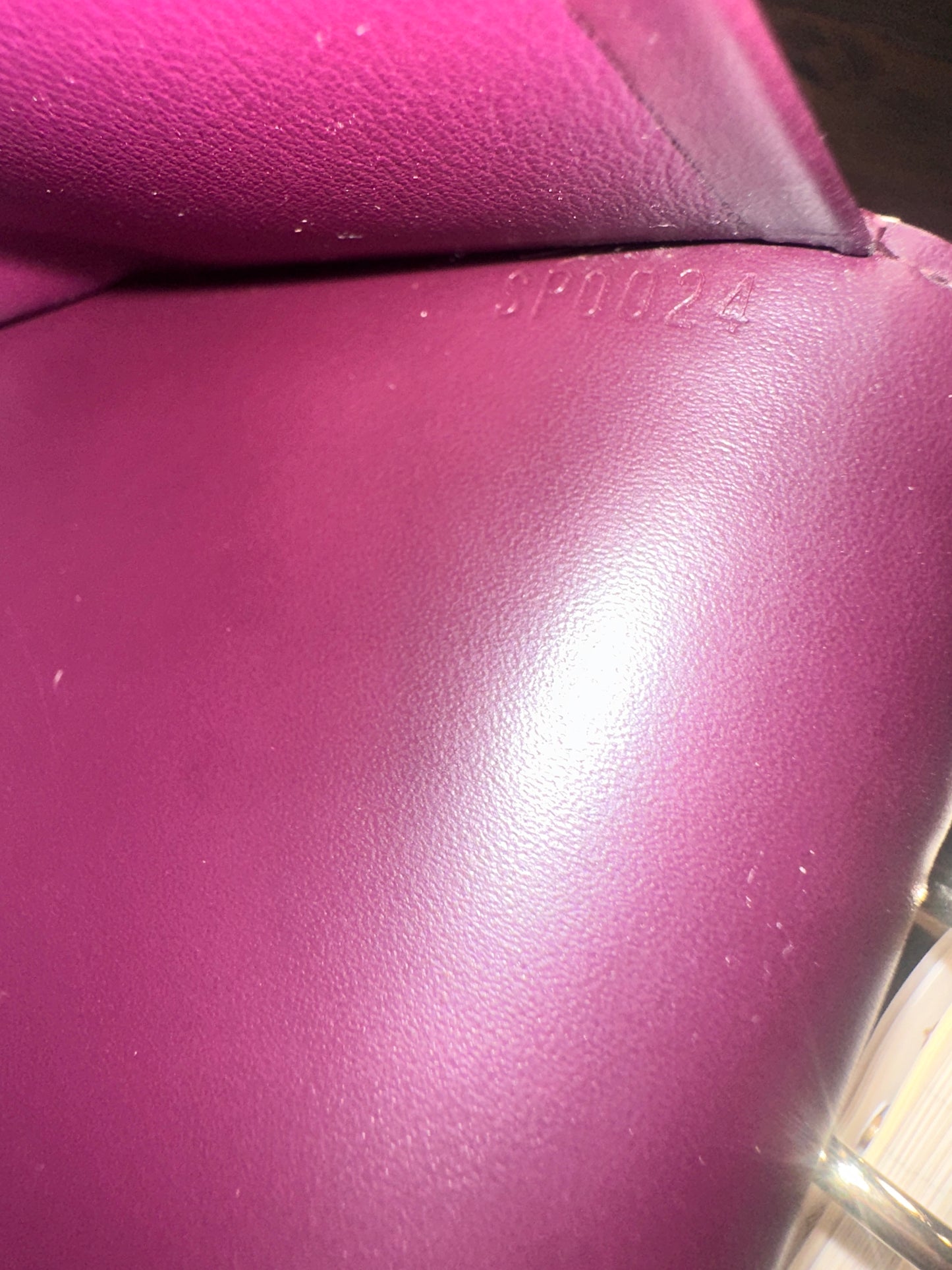 Plum Suhali Leather Small Agenda/Notebook Cover