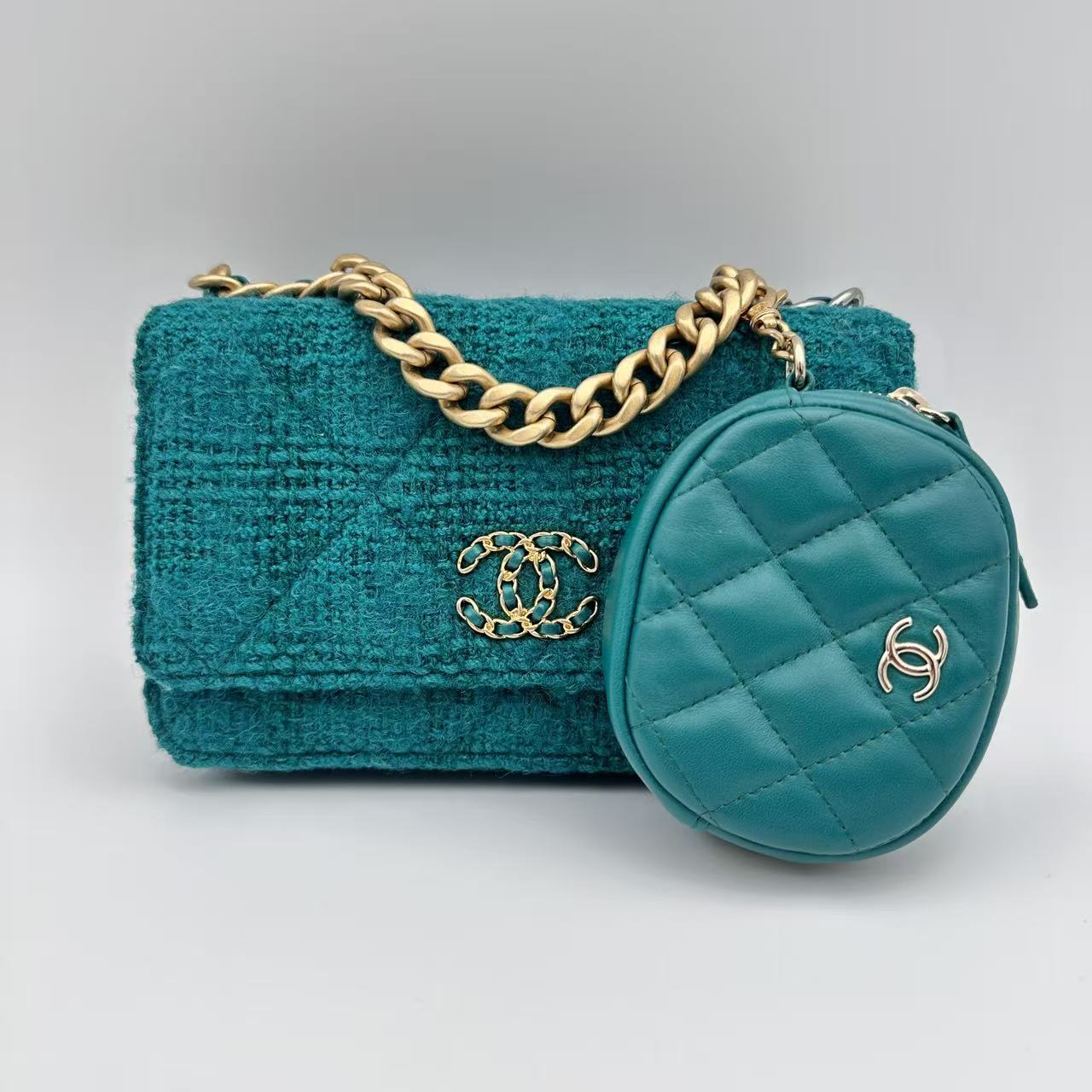 Chanel 19 WOC with Coin Purse