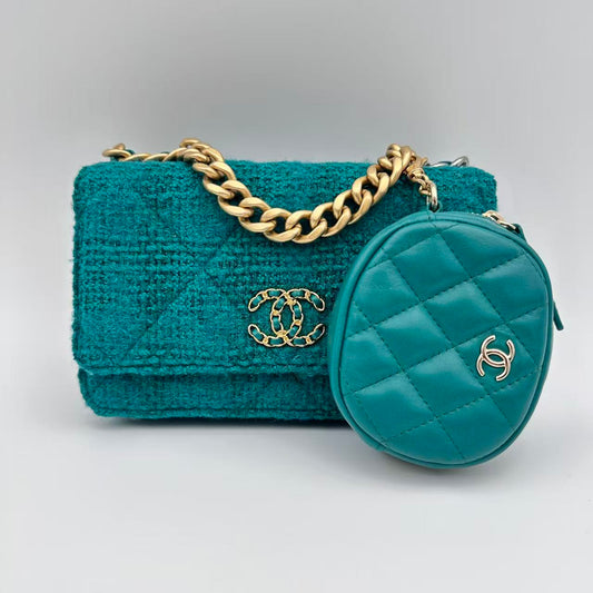 Chanel 19 WOC with Coin Purse