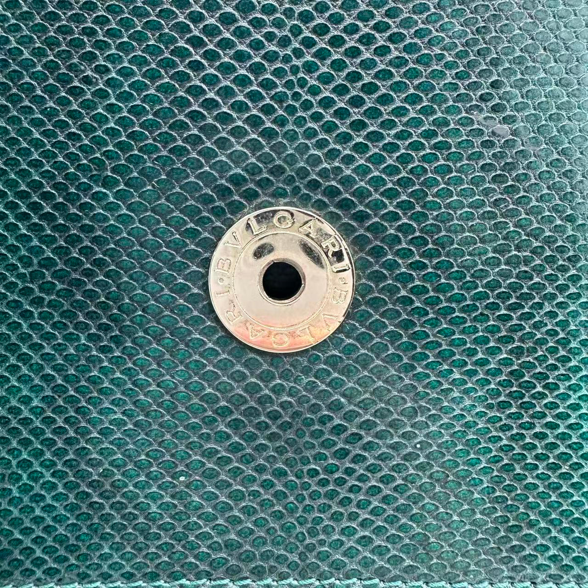Bvlgari Serpenti Forever Square Shoulder Bag Python Green — view 4 of 8 Serpenti Forever Square Shoulder Bag Python Green, view 4 of 8